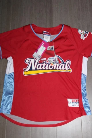 MAJESTIC RYAN HOWARD WOMENS MLB ALL STAR GAME JERSEY 2009 ST LOUIS MEDIUM NEW Cover