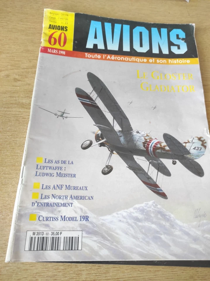 French Avions Magazine No. 60, Mars 1998 - B891 - Image 1 of 1