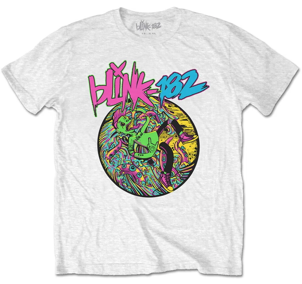Blink 182 'Overboard Event' (Blanco) Camiseta - ¡NUEVO Y OFICIAL! - Imagen 1 de 1