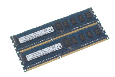 ACHTUNG NUR FÜR SERVER! 16 GB Kit (2x 8) SK hynix PC3L-12800R / HMT41GR7DFR8A-PB - Bild 1 von 4
