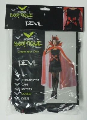 Totally Ghoul Boo!tique Devil Corset ONLY NEW Halloween Costume Adult Women's - Image 1 of 3