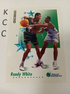 1992 Skybox Basketball #491 Randy White Dallas Mavericks - Bild 1 von 2