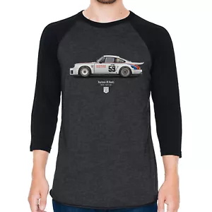 1975 3.0 RSR (Daytona 24 Hours) 3/4 Sleeve Baseball Shirt - Picture 1 of 2