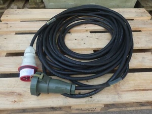 Verlängerungskabel 380V Starkstromkabel 25m 5G4 /5x4mm2/32A/ Bundeswehr 476 - Bild 1 von 3