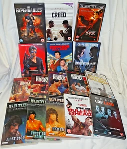 Sylvester Stallone - 18 Movie DVD Bundle (1976-2015) - Rambo / Demolition Man - Imagen 1 de 9