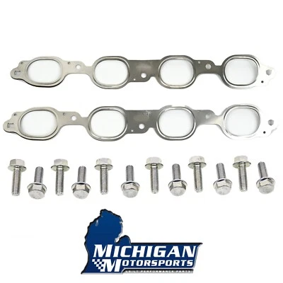 GM 12657093 Gen V Exhaust Manifold Header Gaskets With Bolts 2014+ LT1 5.3L 6.2L - Image 1 of 4