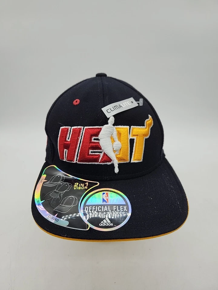 Miami Heat adidas Tt74z NBA Basketball Official Draft Cap Hat L/xl
