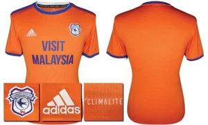 CAMISETA DE FÚTBOL ADIDAS CARDIFF CITY AWAY 2019 2020 NUEVA CON ETIQUETAS PARA HOMBRE MEDIANA - Imagen 1 de 1