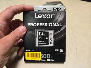 LEXAR Pro 3500X Cfast (VPG-130) R525/W445 512GB nob - Imagen 1 de 3