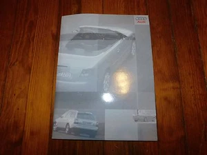 2003 A4 CABRIOLET 2002 AUDI A4 AVANT TT PRESS KIT W CD - Picture 1 of 3
