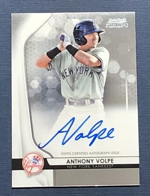 ANTHONY VOLPE ON CARD AUTO🔥2020 Bowman Sterling🔥New York Yankees STAR - Image 1 of 3