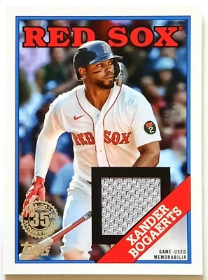 Xander Bogaerts 2023 Topps Series One Game Used Relic 88R-XB - San Diego Padres - Image 1 of 2