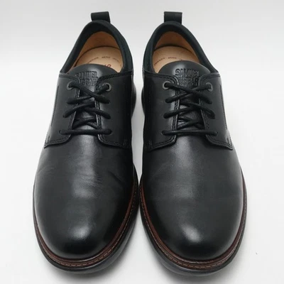 Zapatos informales cómodos de cuero negro Samuel Hubbard para hombre 'Rafael Sport con cordones' Foto 1 de 4
