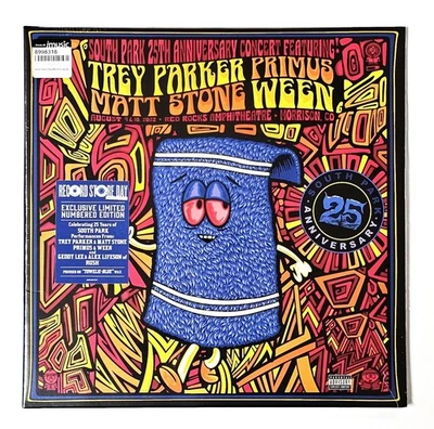 South Park 25th Anniversary Concert 3LP Blue Translucent Vinyl RSD Numbered - Image 1 of 3