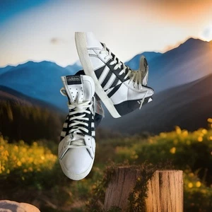 Adidas Originals Men’s 10.5 Basket Profi High Top Trainers Leather New Rare - Picture 1 of 10