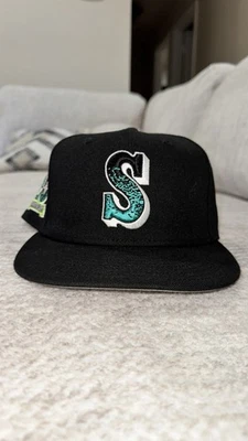 Seattle Mariners Hat Club Exclusive Fitted 7 3/8 Worn Once 20th anniversary - Image 1 of 4