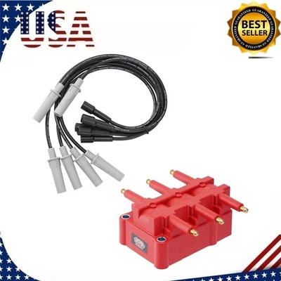 Ignition Coil & Iridium Spark Plugs & Wire Set For Jeep Wrangler 3.8L 2007-2011 - Image 1 of 4