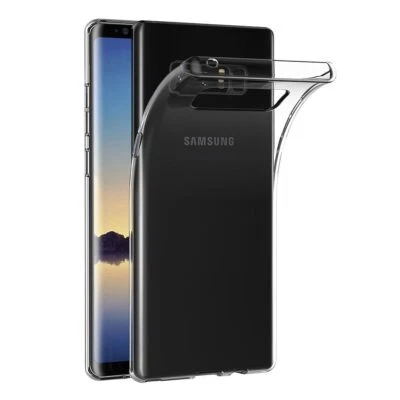 Custodia Cellulare per Samsung Galaxy Note 8 Protettiva Cover Bumper Transparent - Immagine 1 di 4