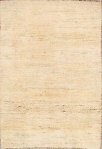 Gabbeh Abstract Oriental Modern Area Rug Hand-knotted Wool Foyer Carpet 3x5 ft