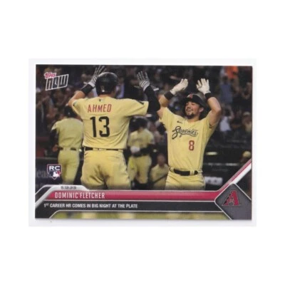 Dominic Fletcher 2023 Topps Now 281 Base Card RC Rookie Arizona Dimondbacks - Image 1 of 3