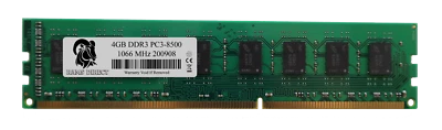 RAMS_DIRECT 4GB DDR3 1066 MHz Desktop PC3-8500 Non ECC 240-Pin DIMM Memory RAM - Image 1 of 4