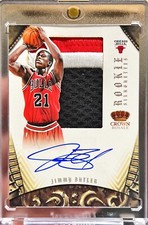 2012-13 Crown Royale Jimmy Butler Silhouettes Prime Rookie Patch Auto /25 Heat