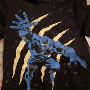 Marvel Black Panther Boys Hooded Shirt/shorts  2-Piece Outfit Cosplay NWT Size 4 - Picture 1 of 4