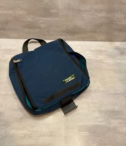 L.L. Bean Hanging Toiletry Travel Personal Organizer Bag Navy Blue - Picture 1 of 9