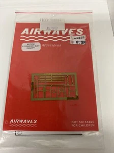 Airwaves AC-7232 1:72 Sukhoi SU27 Canopy Detail Sheet - Picture 1 of 4