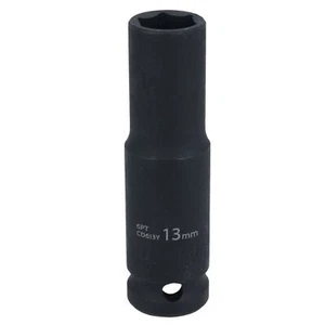13mm 1/2" Drive Double deep Metric Impacted Impact Socket Single Hex 6 Sided - Picture 1 of 6