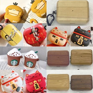 AirPods Cute Cartoon Silicone Case 3D Cover Skin Protective for Apple AirPod Pro - Picture 1 of 18