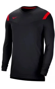 Nike Herren Gr. Small Dri-Fit Fußball Trainer Spieler Oberteil schwarz/rot DJ5118-013 NEU - Bild 1 von 7