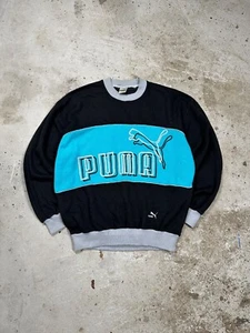 Vintage 80/90s Puma Crewneck Big Logo Made in Italy - Picture 1 of 7