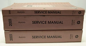 OEM 2001 GM Oldsmobile Aurora Service Manuals - G-Series - 3 Volumes - Picture 1 of 4