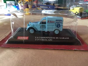 DIE CAST 2 CV CITROEN " LA CAMIONETTE DU GARAGE 2 CV CITROEN AZU" 1/43 AUTO PLUS - Imagen 1 de 1