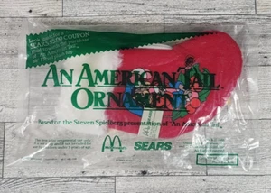 An American Tail Fievel Christmas Stocking Ornament 1986 Sealed McDonalds/Sears - Picture 1 of 6