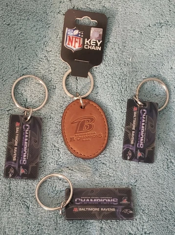 Baltimore Ravens  key chain  lot of 4 Cover