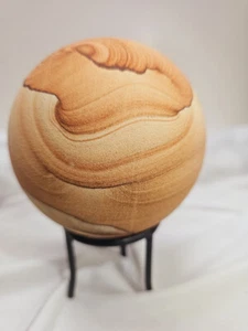 Hermosa Esfera Arenisca Natural - de Arizona Sierra, EE. UU. - LG - BOLSA DE AGARRE - Imagen 1 de 11