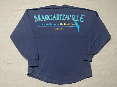 Spirit Jersey Shirt Women Small Blue Margaritaville Spellout Relaxed Cap Cana - Image 1 of 4