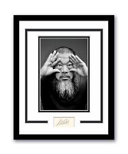 Ai Weiwei Autographed Signed 11x14 Framed Photo Chinese Artist Activist ACOA