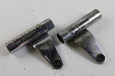 1980 YAMAHA XS 1100 S SPECIAL MISC CHROME MOUNT BRACKETS OEM XS1100S 80 - Image 1 of 4