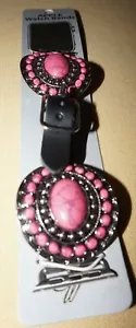 new style gorgeous FAUX LEATHER ADJUSTABLE fits Apple Watch Band SALE SALE - Picture 1 of 2