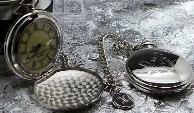 Engraved Freemason POCKET WATCH Engraved Chain Pendant Monogrammed Masonic Set - Image 1 of 3