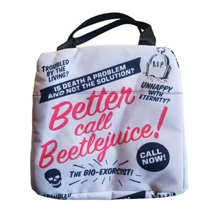 Bolsa de almuerzo térmica Better Call Beetlejuice 8,5 x 8,5 x 6 pulgadas - Imagen 1 de 4