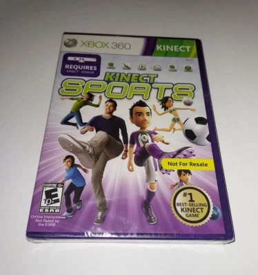 Kinect Sports XBOX 360 Game NEW & SEALED Boxing Soccer Bowling Tennis Volleyball - Image 1 of 2