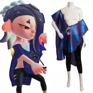 Splatoon 3-Shiver Cosplay Costume Outfits Halloween Carnival Party Suit Top Pant - Picture 1 of 12