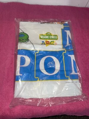 45" square vinyl ABC's Sesame Street Learning Play Mat Artwork Tom Brannon New! - Image 1 of 2