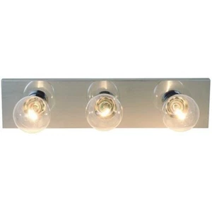 3-Light Vanity Strip Light Fixture - 18" Polished Chrome - Royal Cove 671605 - Picture 1 of 5