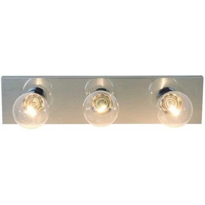 3-Light Vanity Strip Light Fixture - 18" Polished Chrome - Royal Cove 671605 - Image 1 of 4