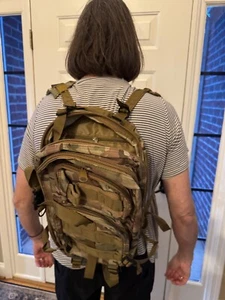 Assault Tactical Backpack Large Rucksack Outdoor Military Bag Camo - Picture 1 of 7